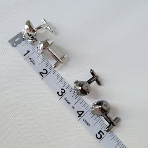 Star Wars Stormtrooper Stainless Steel Cuff Links - Picture 7 of 8